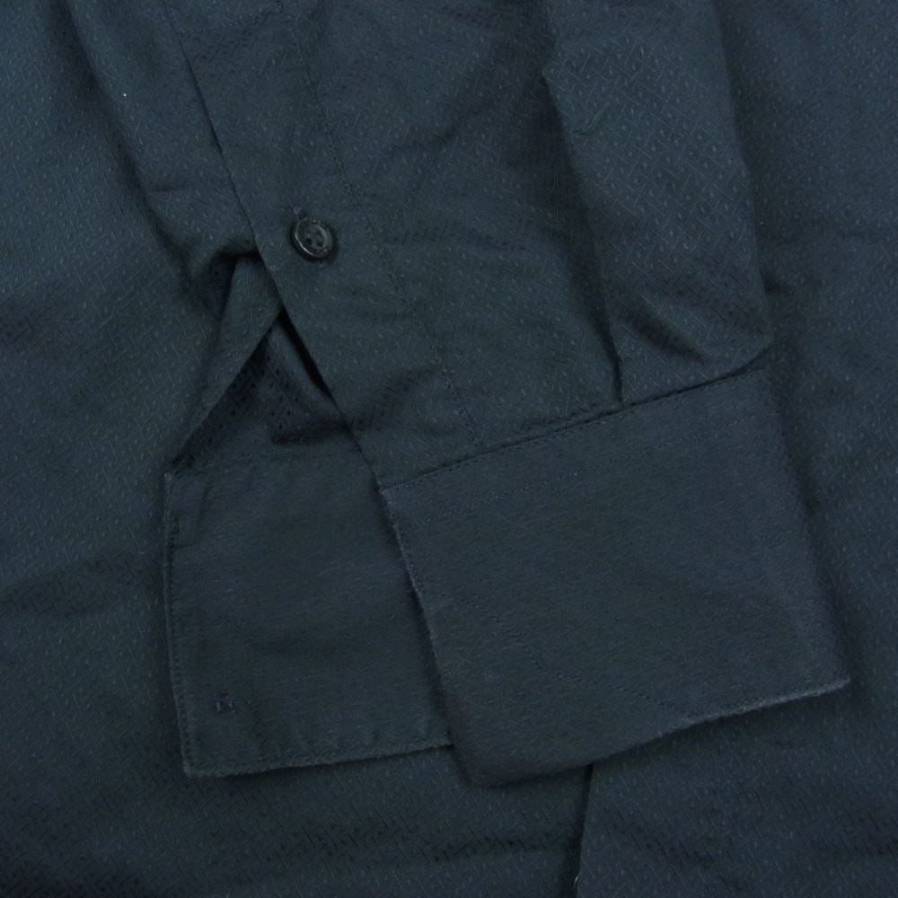 VERSACE ヴェルサーチ VERSACE CLASSIC 総柄 長袖 シャツ ブラック ブラック系 40【中古】