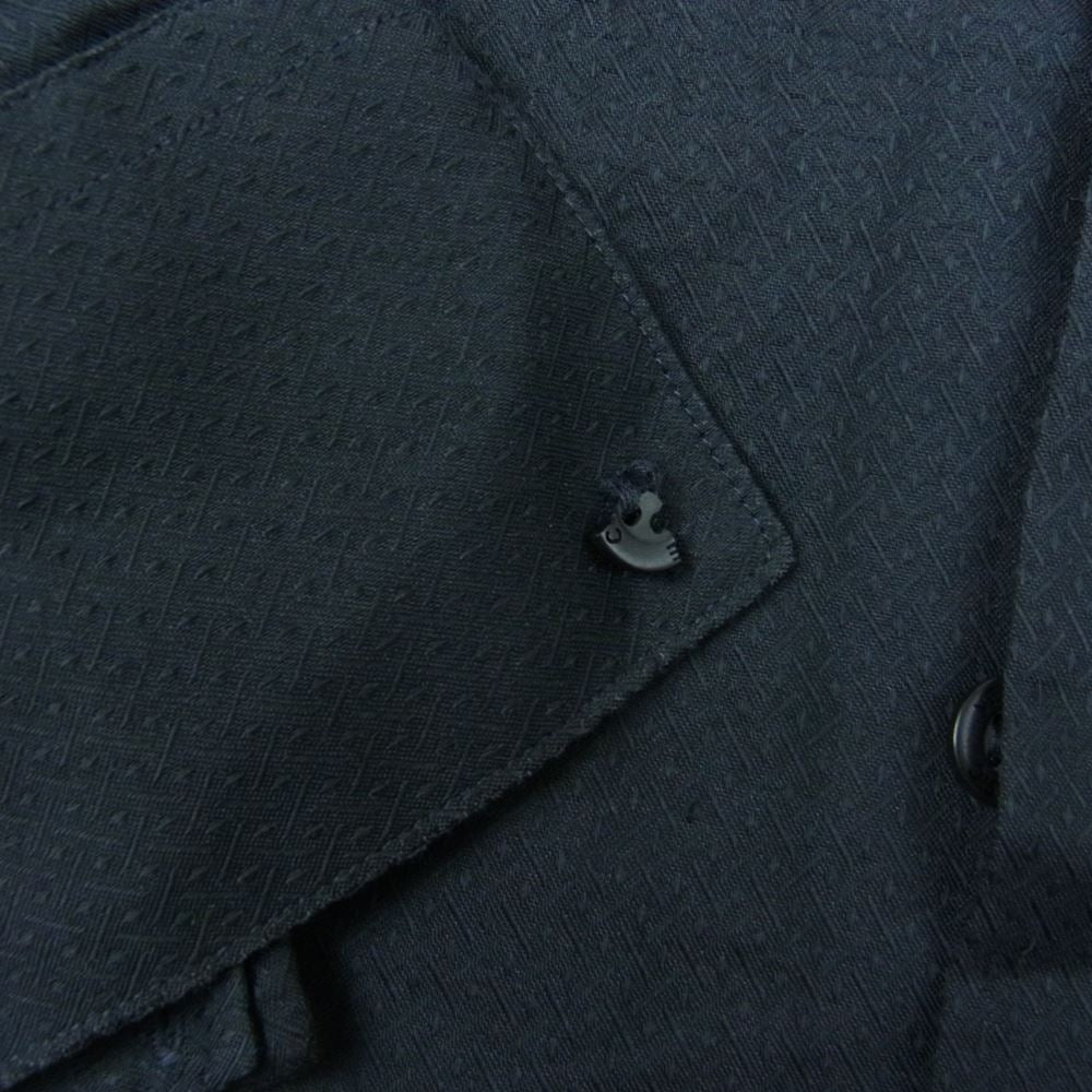 VERSACE ヴェルサーチ VERSACE CLASSIC 総柄 長袖 シャツ ブラック ブラック系 40【中古】