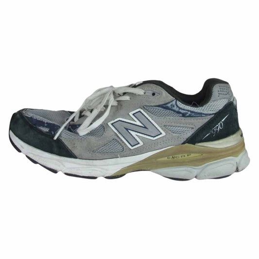 NEW BALANCE ニューバランス M990BN3 USA製 ローカット スニーカー グレー系 27cm【中古】