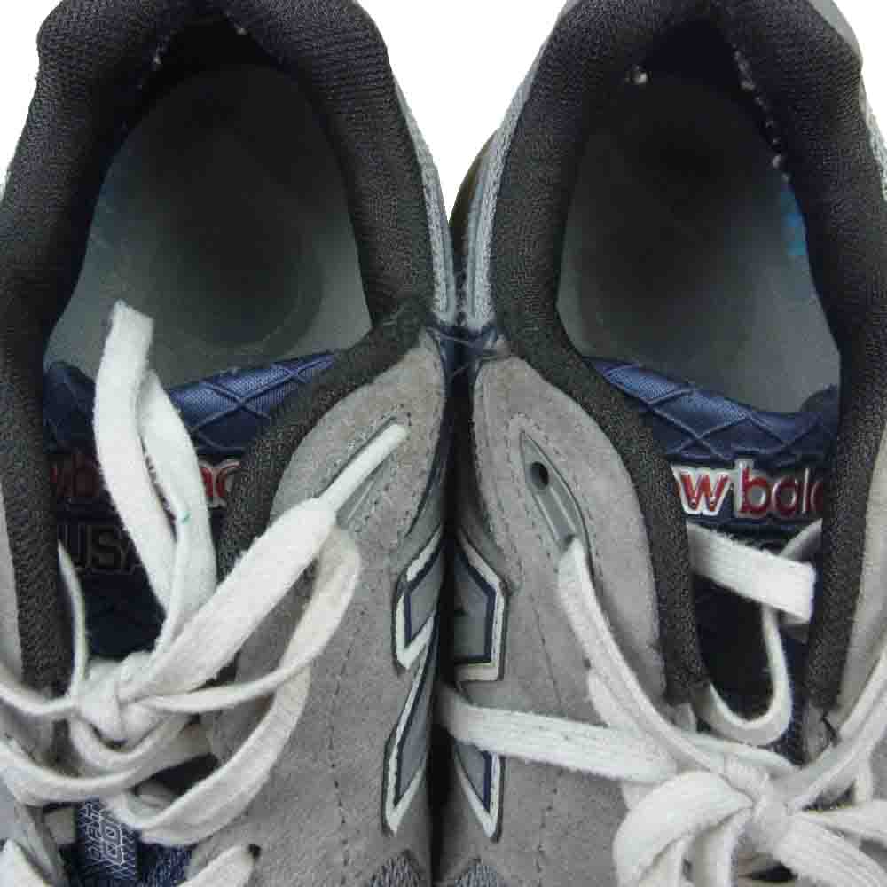 NEW BALANCE ニューバランス M990BN3 USA製 ローカット スニーカー グレー系 27cm【中古】