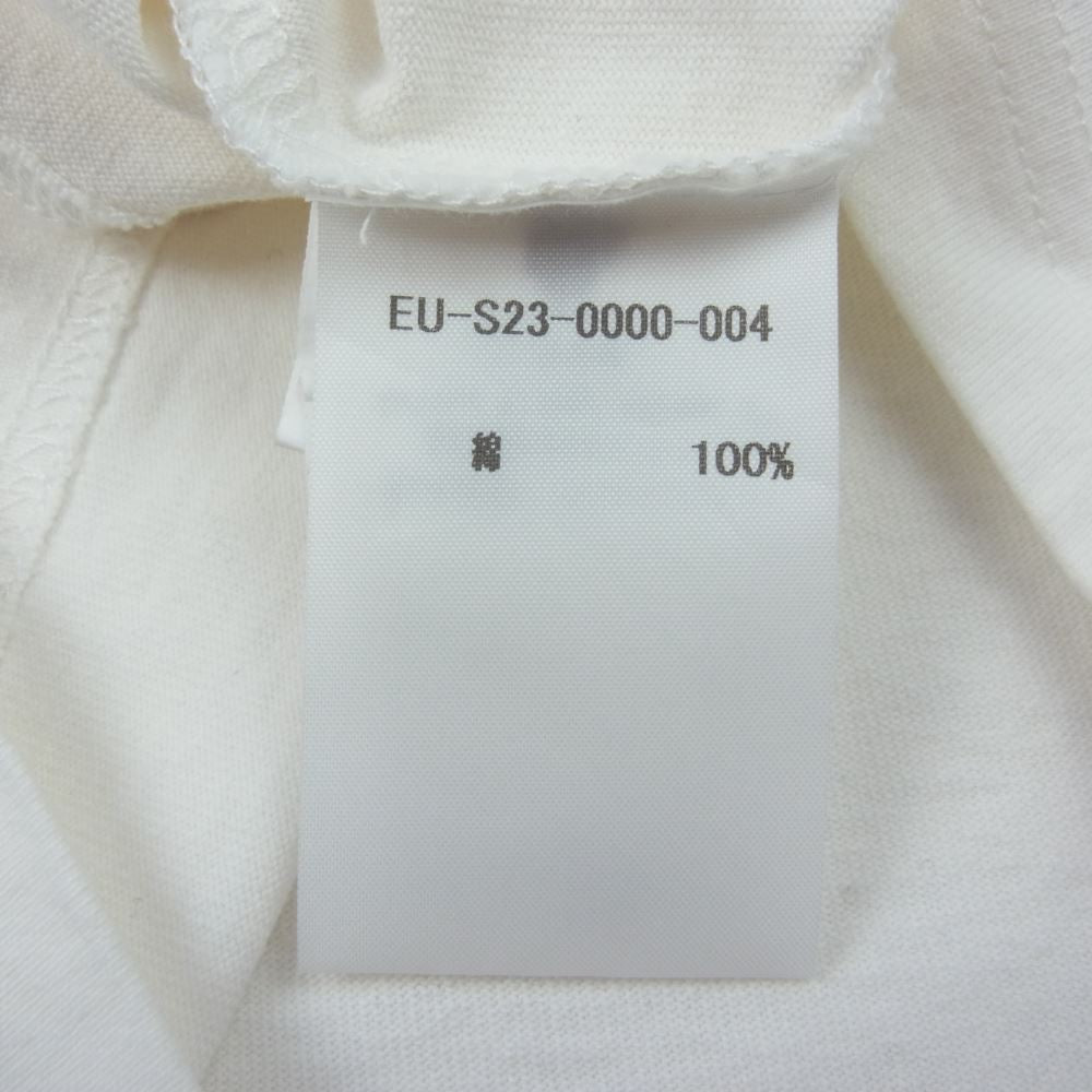エモーショナリー アンアベイラブル 23SS EU-S23-0000-004 EMOTIONALLY UNAVAILABLE プリント 半袖 Tシャツ ホワイト系 XL【新古品】【未使用】【中古】