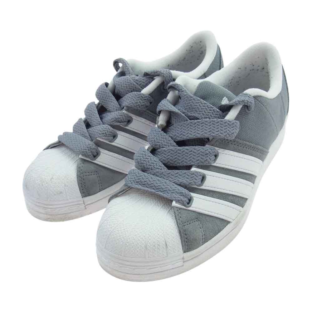 adidas アディダス H03740 SUPERMODIFIED スーパーモディファイド ローカット スニーカー ホワイト系 グレー系 25.5cm【中古】