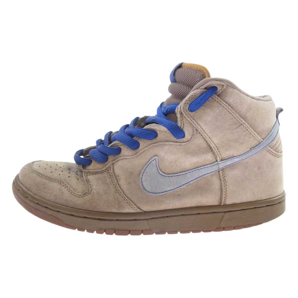 NIKE ナイキ 305050-241 SB Dunk High Pro Iron ダンク ハイ プロ アイアン スニーカー IRON/SPORT ROYAL-WHITE 28cm【中古】