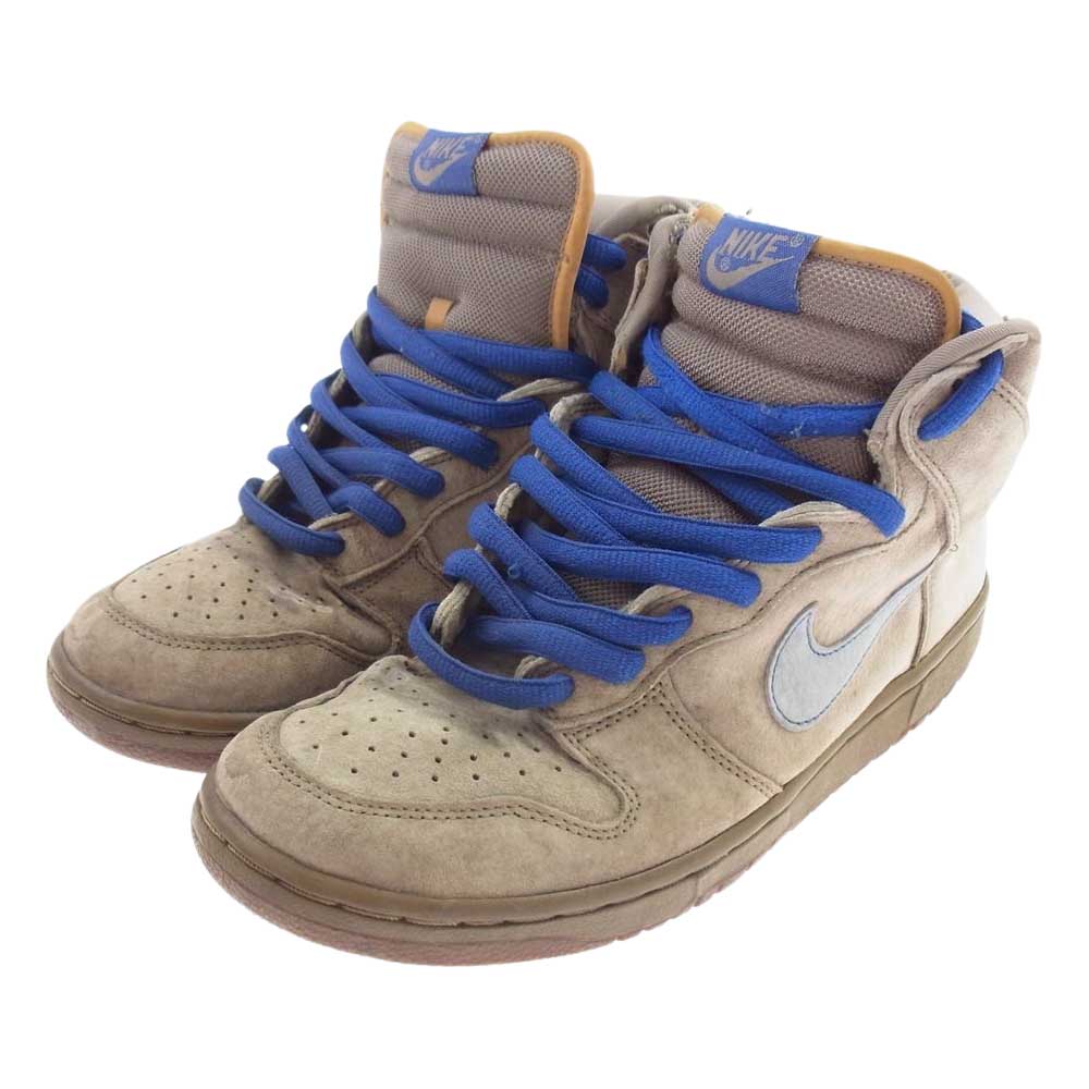 NIKE ナイキ 305050-241 SB Dunk High Pro Iron ダンク ハイ プロ アイアン スニーカー IRON/SPORT ROYAL-WHITE 28cm【中古】