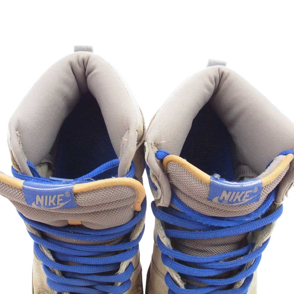 NIKE ナイキ 305050-241 SB Dunk High Pro Iron ダンク ハイ プロ アイアン スニーカー IRON/SPORT ROYAL-WHITE 28cm【中古】