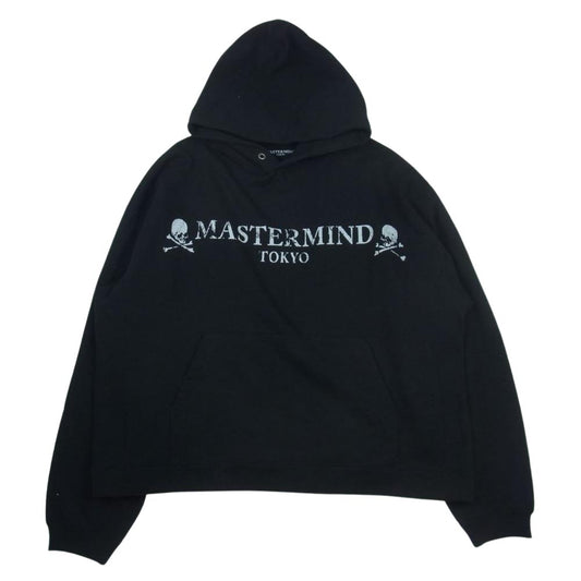 mastermind JAPAN マスターマインドジャパン 23SS 23-070-125-0022-1-0 MMJ MT BOX SKULL HOODIE ボックス スカル フーディー パーカー ブラック系 40【極上美品】【中古】