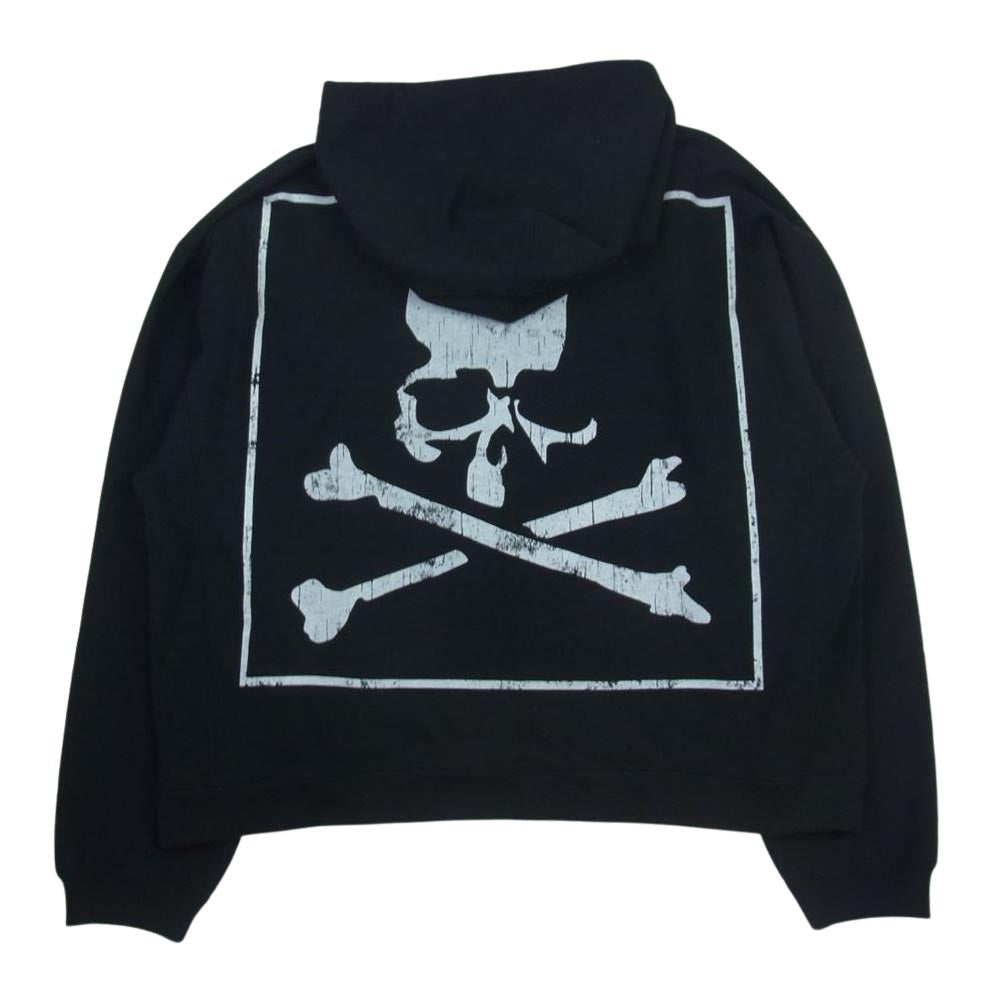 mastermind JAPAN マスターマインドジャパン 23SS 23-070-125-0022-1-0 MMJ MT BOX SKULL HOODIE ボックス スカル フーディー パーカー ブラック系 40【極上美品】【中古】