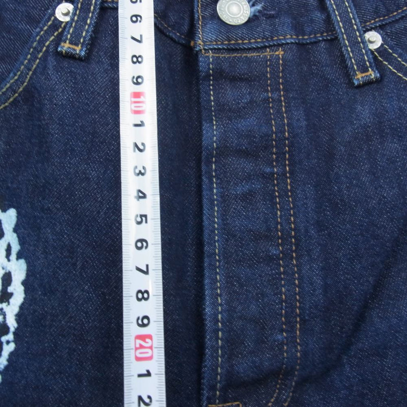 STUSSY ステューシー PC9-A1592-0000 × LEVIS リーバイス DENIM TEARS デニムティアーズ 501 RED TAB DENIM レッドタブ デニム パンツ 赤耳 インディゴブルー系 34【中古】