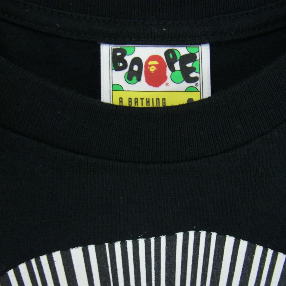 A BATHING APE アベイシングエイプ DRAGON BALLZ ドラゴンボールゼット プリント 半袖 Tシャツ ブラック系 S【中古】