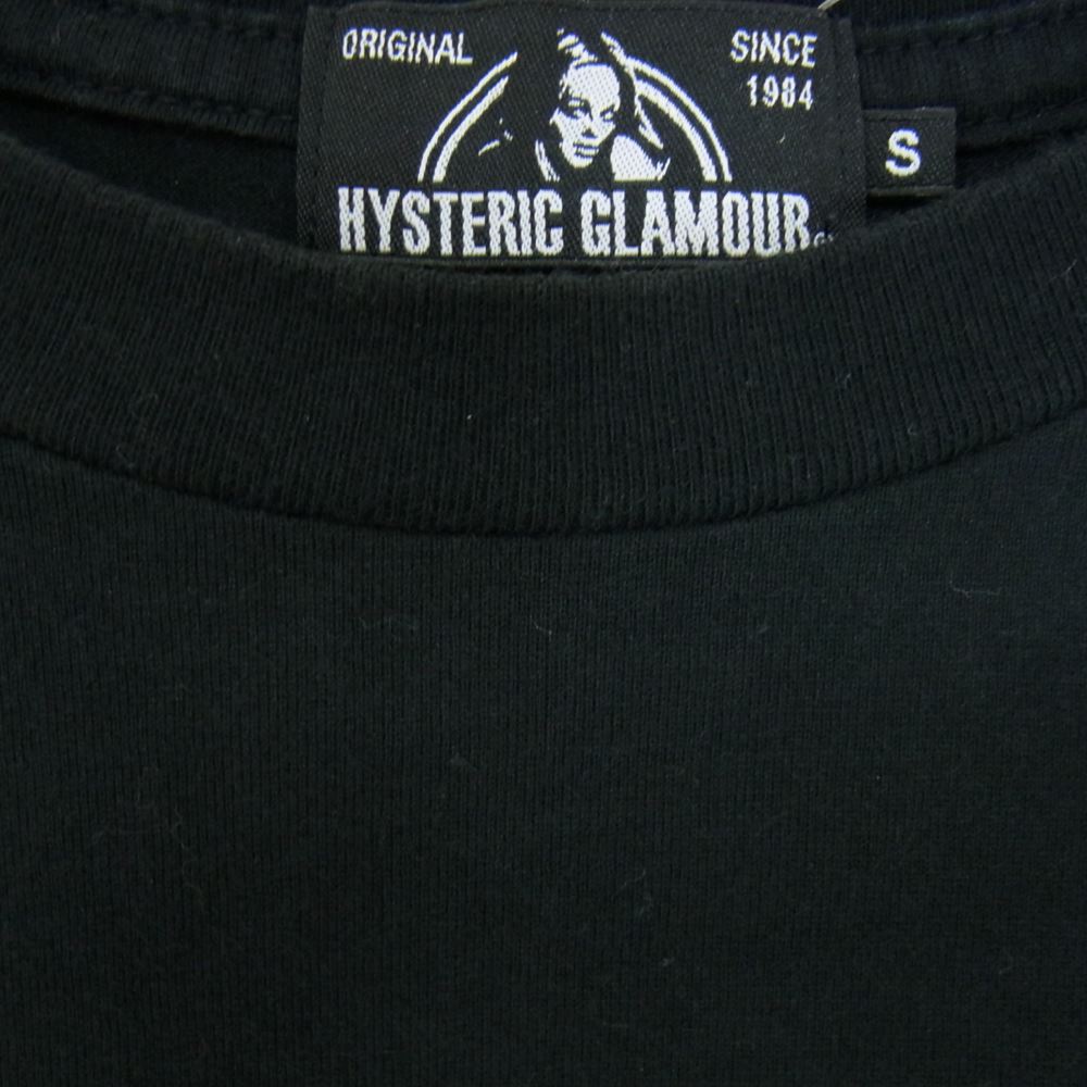HYSTERIC GLAMOUR ヒステリックグラマー 02212CT19 BE＠RBRICK ベアブリック クルーネック 半袖Tシャツ ブラック系 S【中古】