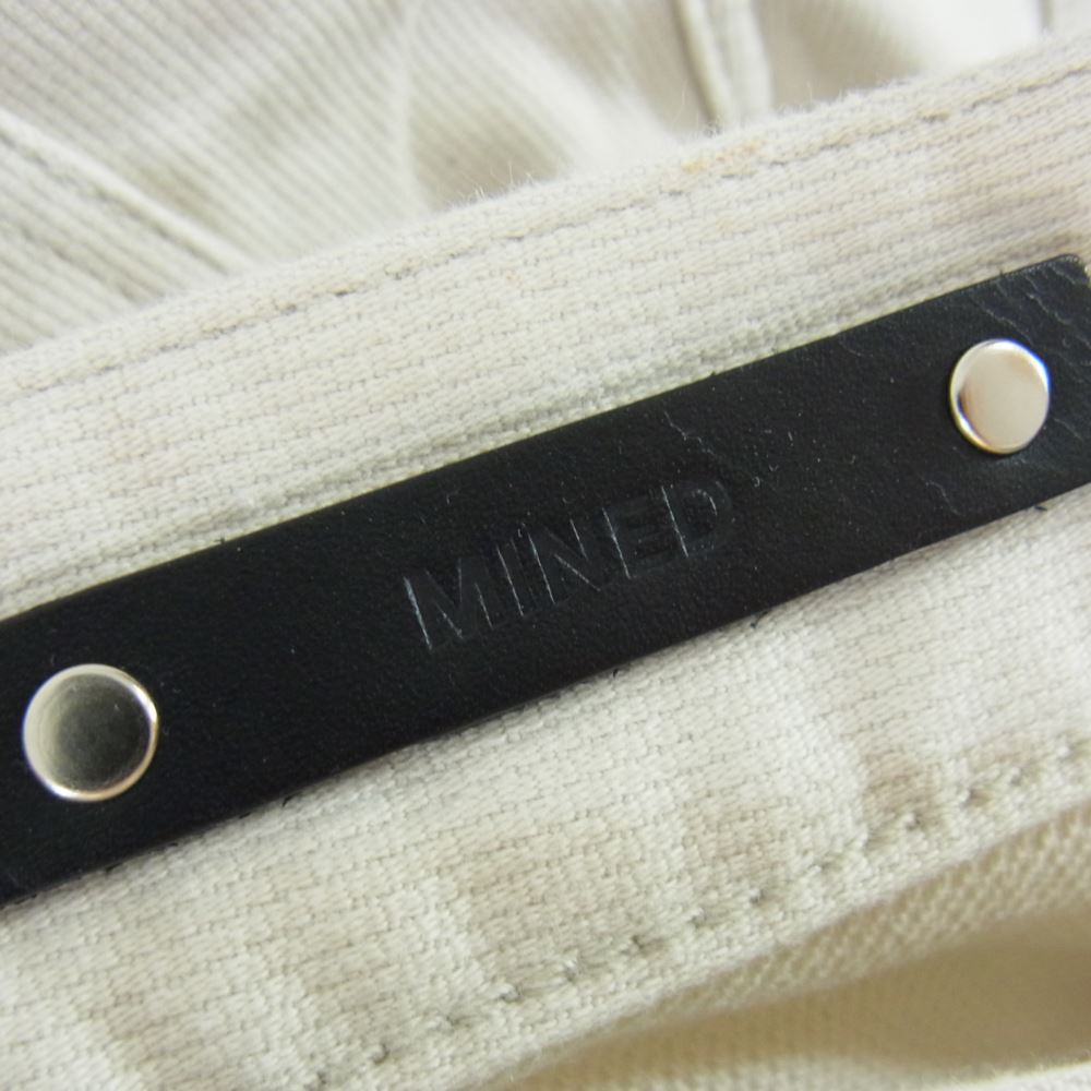 MINEDENIM マインデニム 2204-7002 V.Pique Straight 5pocket PS ヴィンテージ ピケ ストレート 5ポケット パンツ オフホワイト系 5【中古】