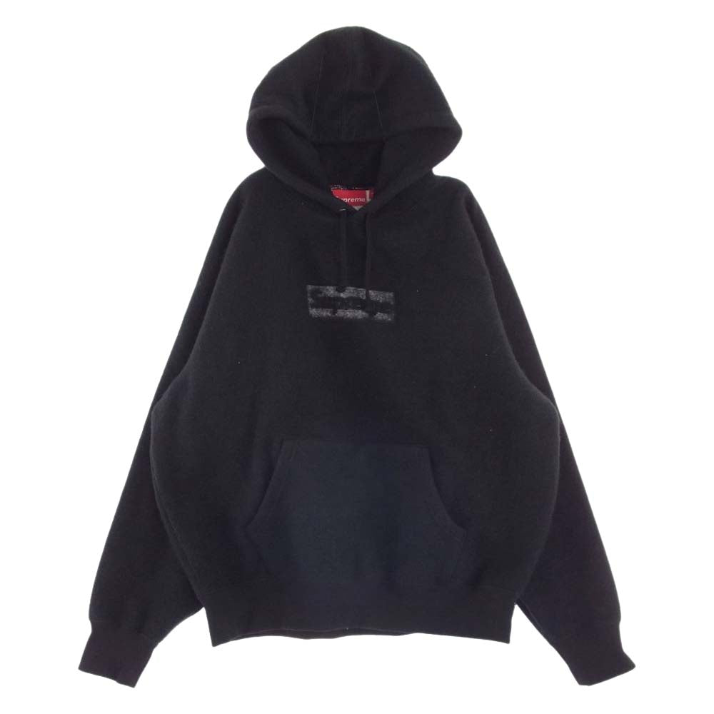 Supreme シュプリーム 23SS Insideout Box Logo Hooded Sweatshirt インサイドアウト ボックスロゴ フーデッド スウェットシャツ プルオーバー パーカー ブラック系 S【中古】