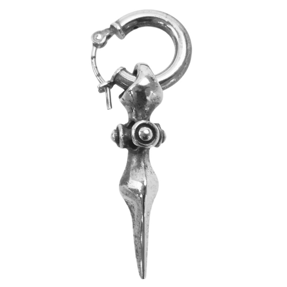デフブリード シルバー フープ ピアス シルバー系【中古】
