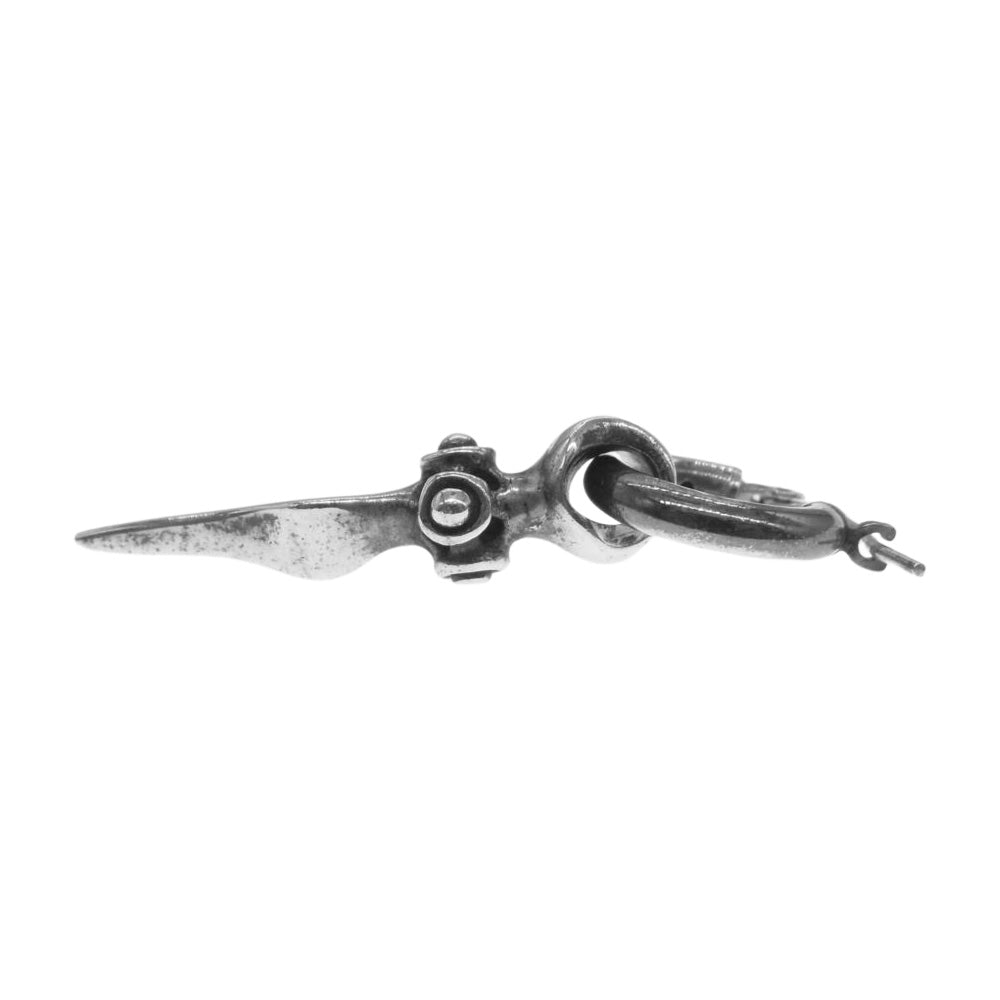 デフブリード シルバー フープ ピアス シルバー系【中古】