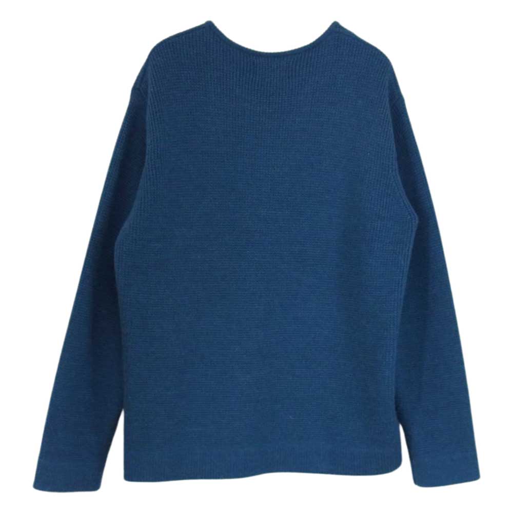 TENDERLOIN テンダーロイン T-SWEATER V Vネック ウール ニット セーター ブルー系 M【中古】