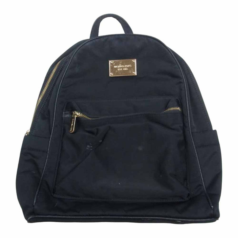 Michael Kors マイケルコース 30T4MTTB3C JET SET LARGE BACKPACK バックパック リュック ブラック系【中古】