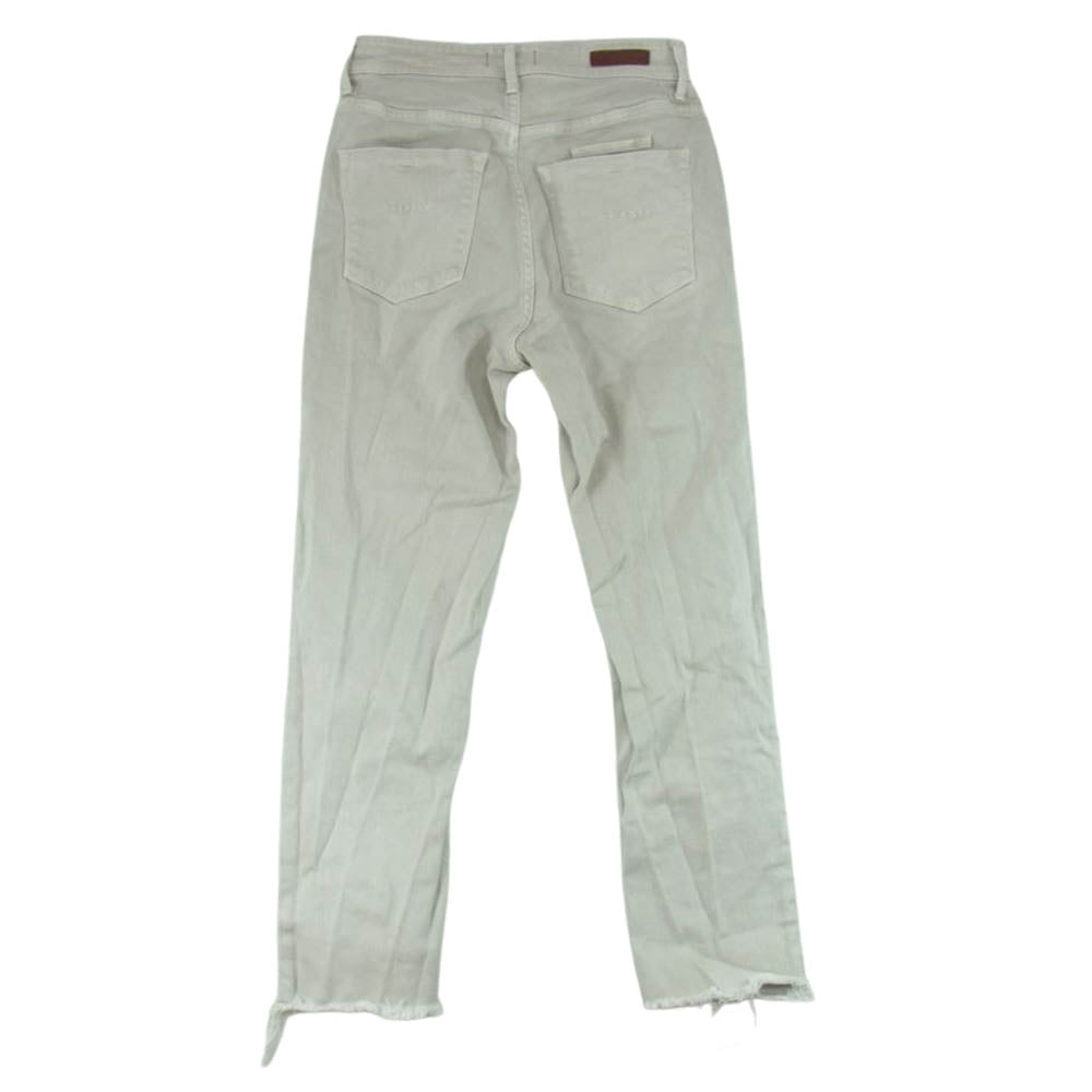 YANUK ヤヌーク 57103215 HighWaist ANNETTE アネット スキニー カットオフ デニム パンツ ベージュ系 26【中古】