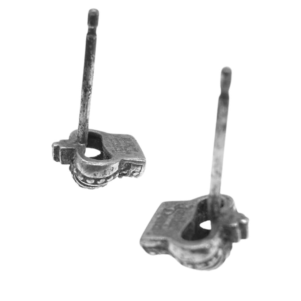 Justin Davis ジャスティンデイビス SEJ016  TINY CROWN タイニークラウン ピアス 両耳用 セット シルバー系【中古】