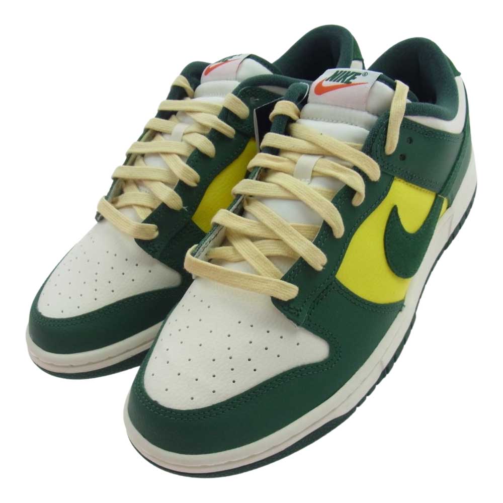 NIKE ナイキ FD0350-133  W DUNK LOW SE Noble Green ウィメンズ ダンク ノーブルグリーン ローカット スニーカー グリーン系 ホワイト系 28cm【新古品】【未使用】【中古】