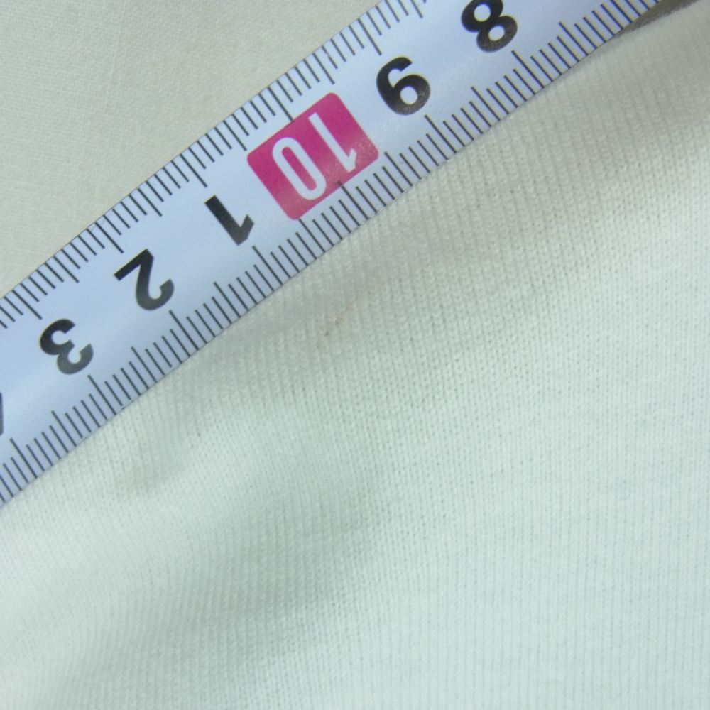 marka マーカ BASQUE SHIRT ORGANIC COTTON PANEL BORDER バスク ボーダー 長袖 Tシャツ ホワイト系 カーキ系 1【中古】