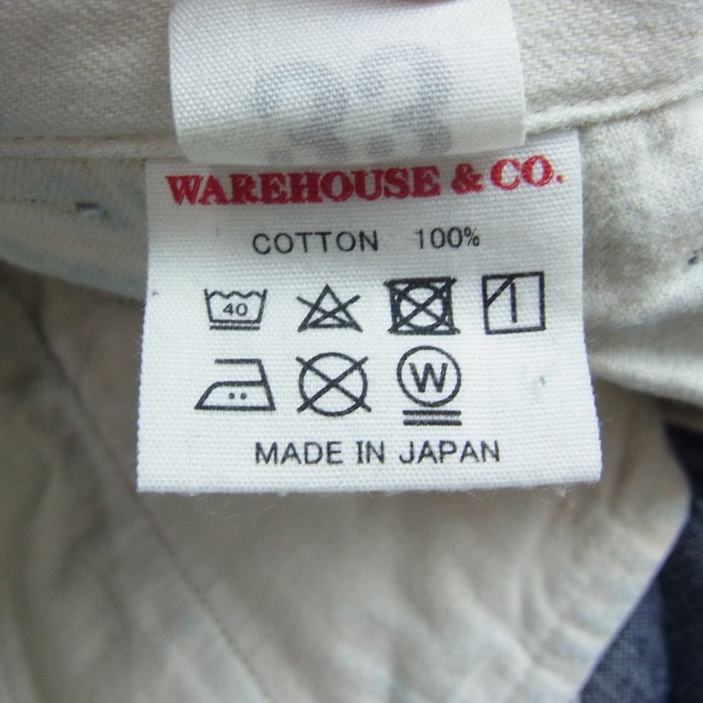 WAREHOUSE ウエアハウス 1082  デニム チノ CHINOES パンツ インディゴブルー系 33【中古】
