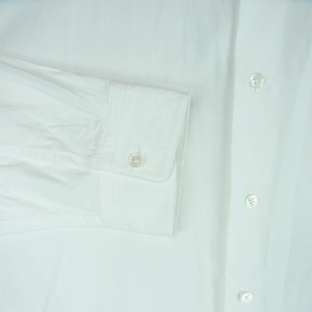 オーベット 23SS 23-01-012 ヘビーブロード オーバーサイズ 長袖 シャツ コットン 日本製 ホワイト系 3【中古】