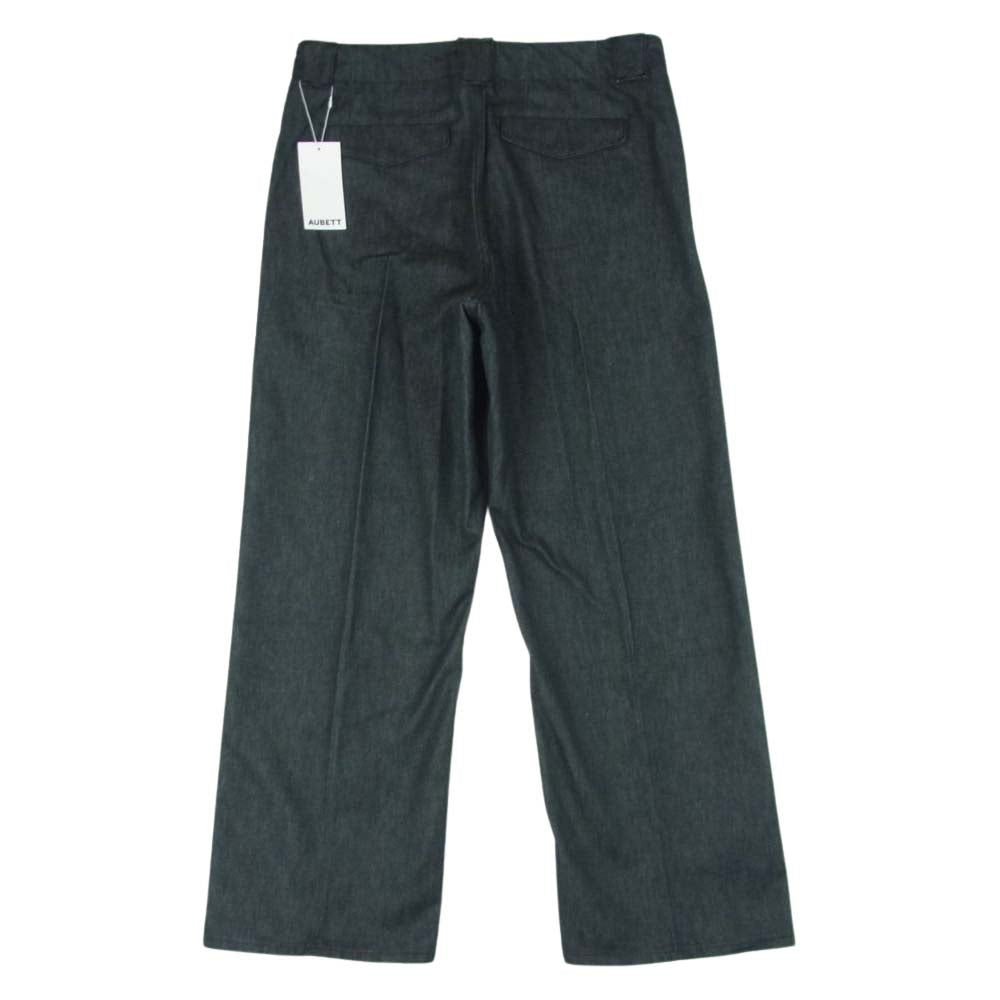 オーベット 23SS 23-01-018 エバー リジット バギー デニム パンツ ブラック系 CHARCOAL BLACK 4【新古品】【未使用】【中古】