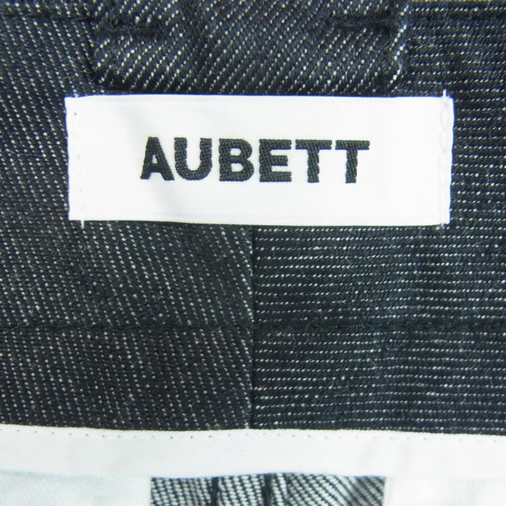 オーベット 23SS 23-01-018 エバー リジット バギー デニム パンツ ブラック系 CHARCOAL BLACK 4【新古品】【未使用】【中古】