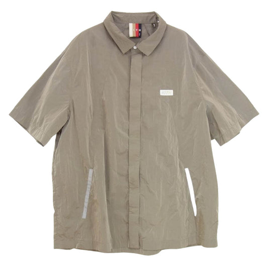 キス ナイロン リフレクター 半袖 シャツ グレー系 XL【中古】