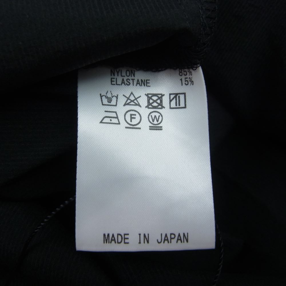 イエス グッド マーケット × SEE SEE S.F.C BIG NYLON POLO ビッグ ナイロン ポロシャツ 半袖  ブラック系 XXXXXL【美品】【中古】