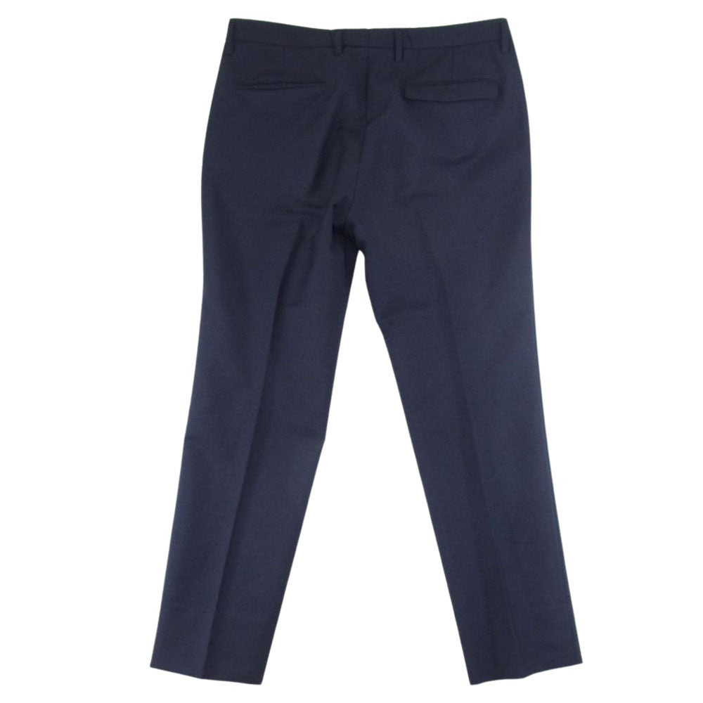 JIL SANDER ジルサンダー JSMI310101 MI210700 wool trousers ウール トラウザーズ パンツ スラックス ネイビー系 50【中古】