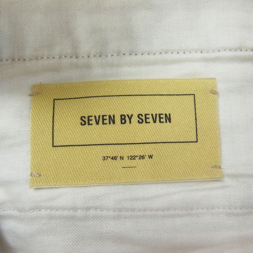 セブンバイセブン 22SS 800-2140024 TUCK PANTS LINEN RAYOＮ リネン 麻 レーヨン 2タック ドローコード イージー パンツ ベージュ系 S【中古】