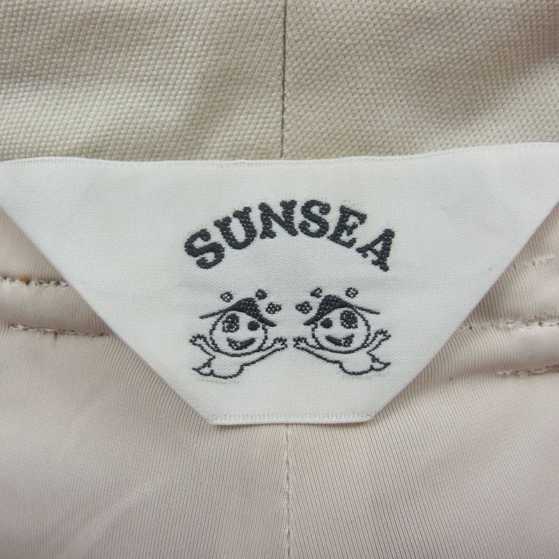 SUNSEA サンシー 16AW 16A46 CHECK PANTS ウール チェック パンツ ブラウン系 ベージュ系 2【新古品】【未使用】【中古】