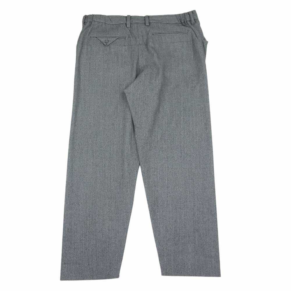 SUNSEA サンシー 19AW 19A43 N.M BRUSHED M2 PANTS ウール スラックス ブラック系 ホワイト系 2【新古品】【未使用】【中古】