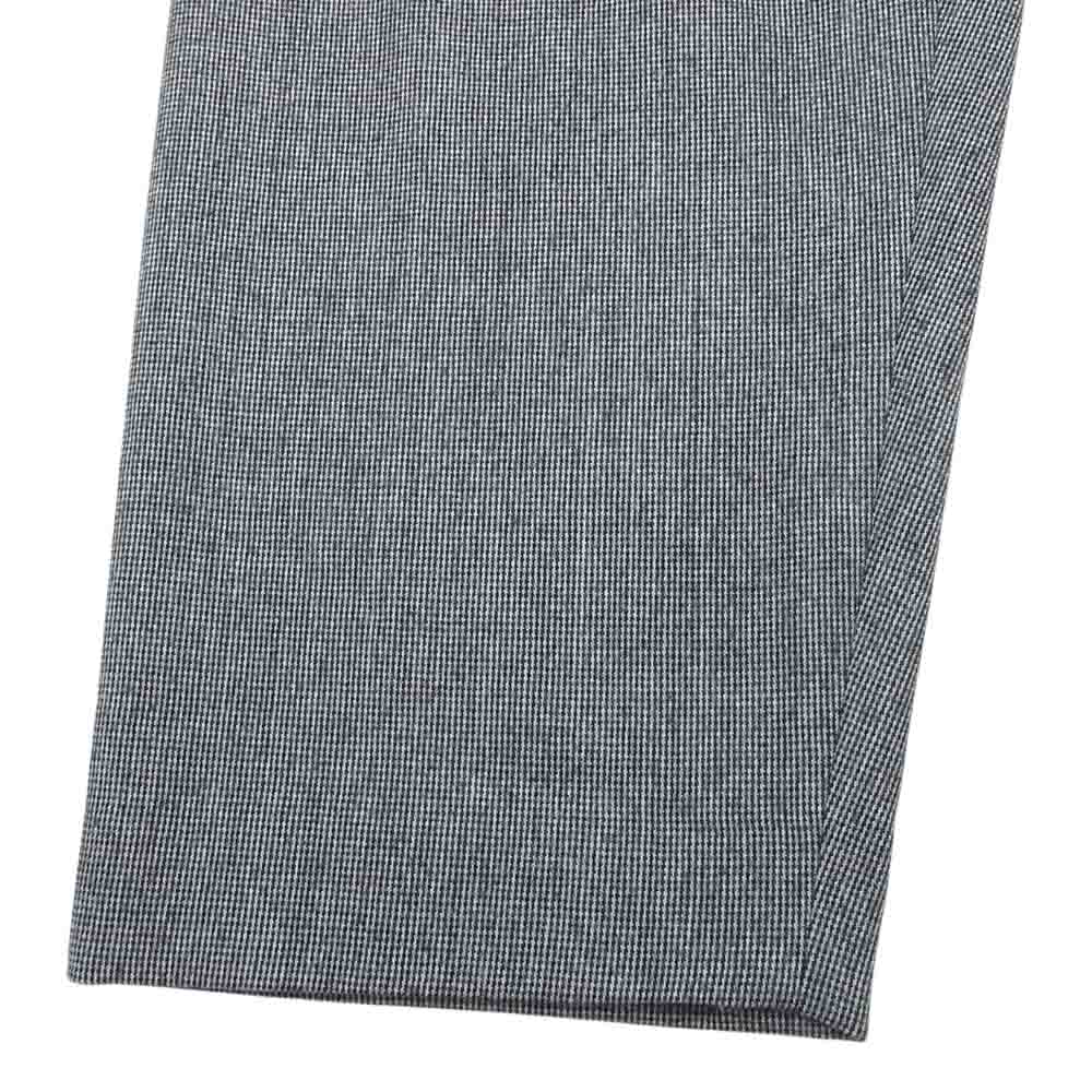 SUNSEA サンシー 19AW 19A43 N.M BRUSHED M2 PANTS ウール スラックス ブラック系 ホワイト系 2【新古品】【未使用】【中古】