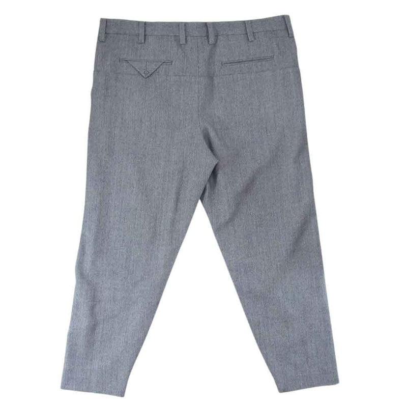 SUNSEA サンシー 19AW 19A42 N.M BRUSHED PANTS ウール スラックス グレー ブラック系 2【新古品】【未使用】【中古】