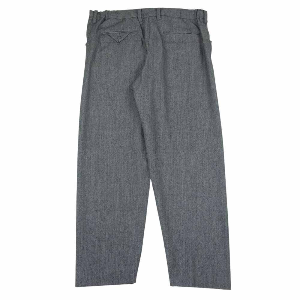 SUNSEA サンシー 19AW 19A43 N.M BRUSHED M2 PANTS ウール スラックス ブラック系 ホワイト系 2【新古品】【未使用】【中古】