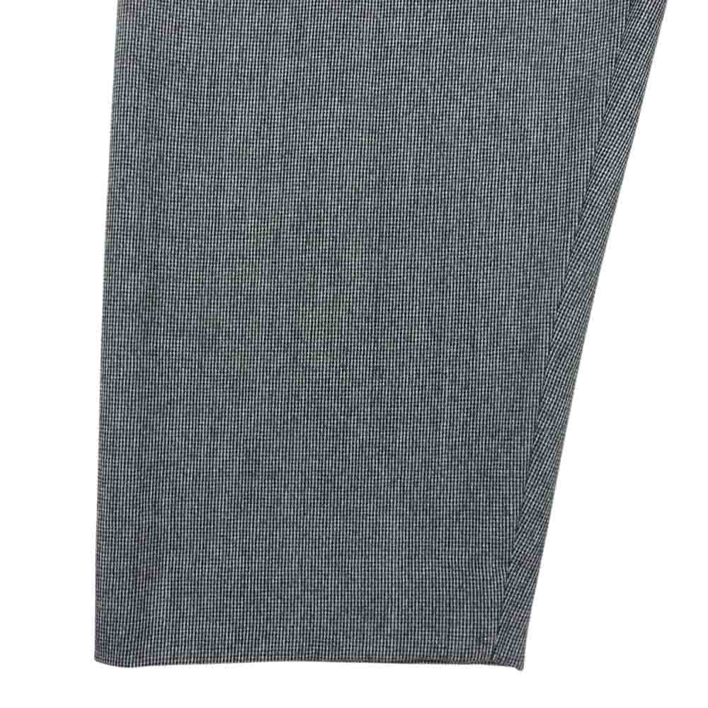 SUNSEA サンシー 19AW 19A43 N.M BRUSHED M2 PANTS ウール スラックス ブラック系 ホワイト系 2【新古品】【未使用】【中古】