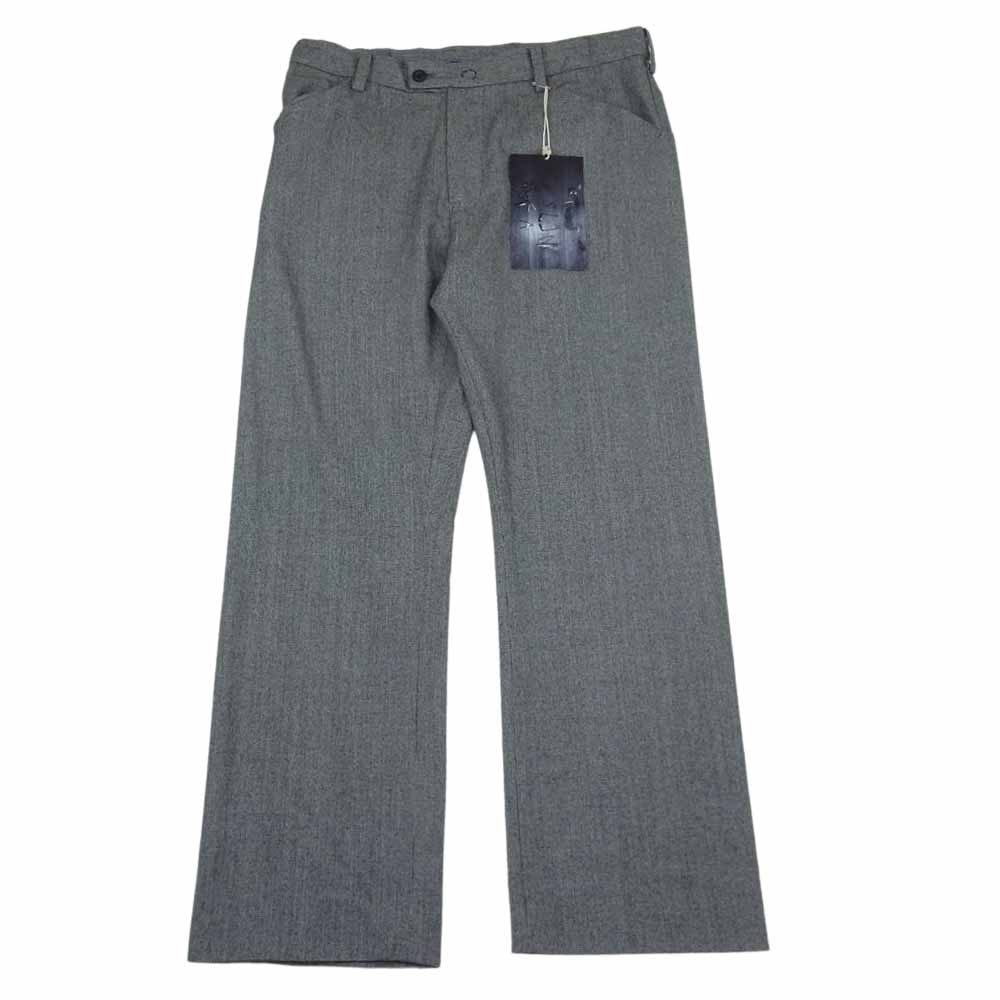 SUNSEA サンシー 19AW 19A40 N.M BRUSHED TEKETEKE PANTS ウール スラックス ブラック系 ホワイト系 3【新古品】【未使用】【中古】