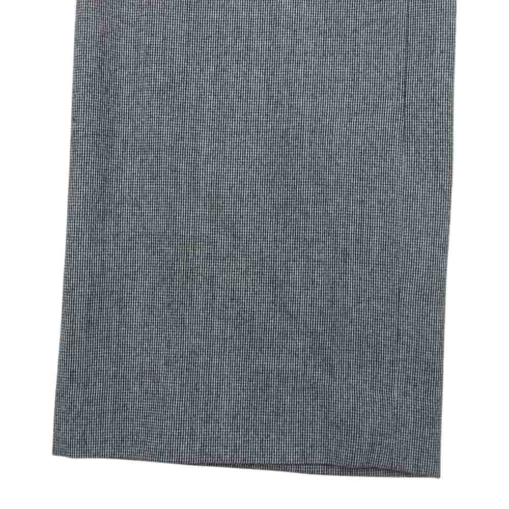 SUNSEA サンシー 19AW 19A40 N.M BRUSHED TEKETEKE PANTS ウール スラックス ブラック系 ホワイト系 3【新古品】【未使用】【中古】