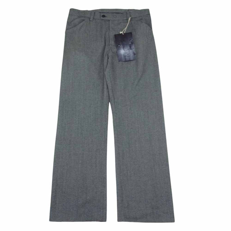 SUNSEA サンシー 19AW 19A40 N.M BRUSHED TEKETEKE PANTS ウール スラックス ブラック系 ホワイト系 2【新古品】【未使用】【中古】