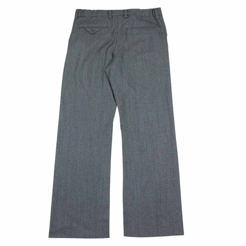 SUNSEA サンシー 19AW 19A40 N.M BRUSHED TEKETEKE PANTS ウール スラックス ブラック系 ホワイト系 2【新古品】【未使用】【中古】