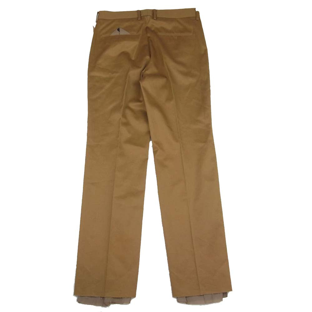 ミドリカワ 19AW MID19AW-P01A Cotton Chino Slacks パンツ ベージュ系 L【新古品】【未使用】【中古】