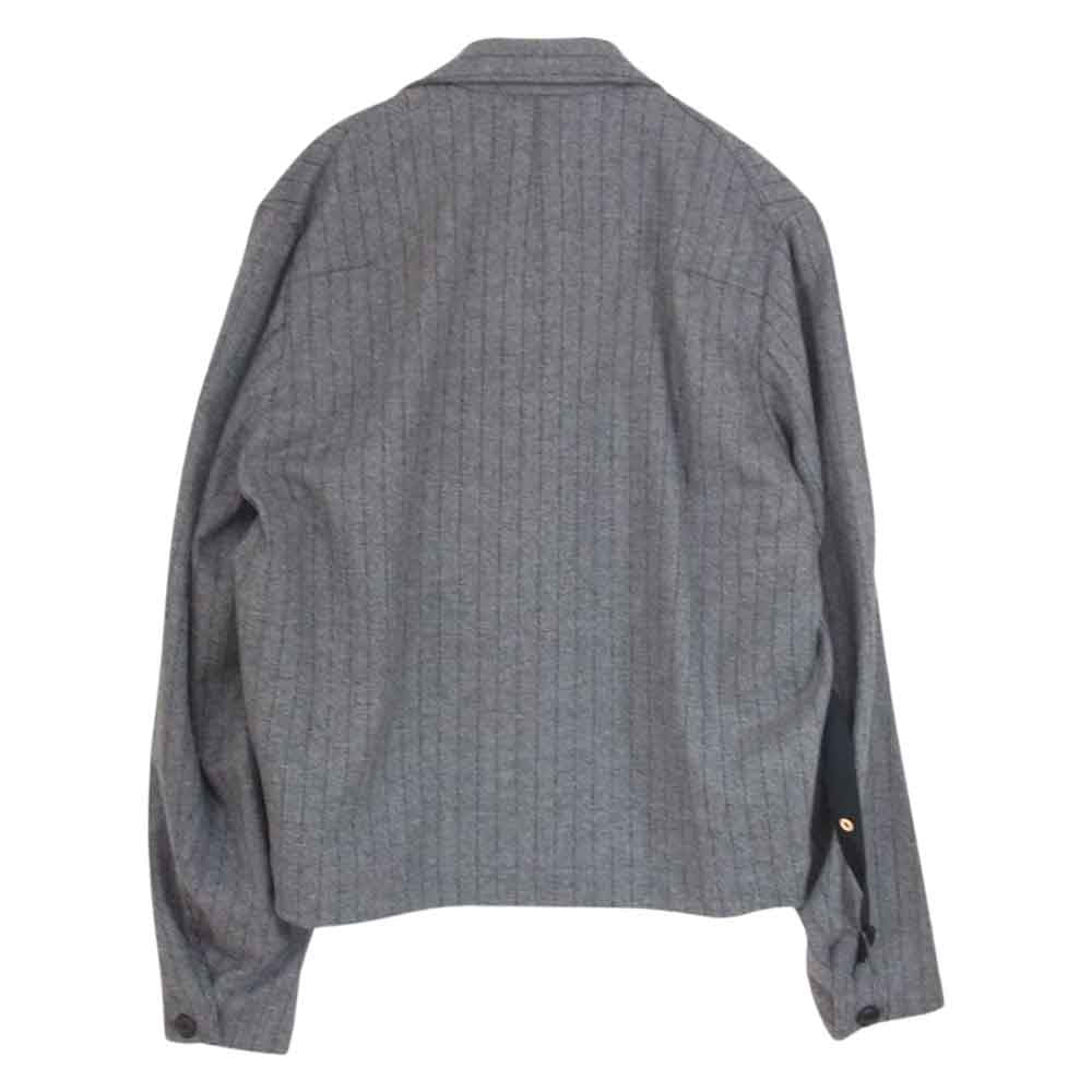 SUNSEA サンシー 19AW 19A31 PENCIL STRIPE JACKET ウール ペンシル ストライプ ジャケット グレー系 2【新古品】【未使用】【中古】