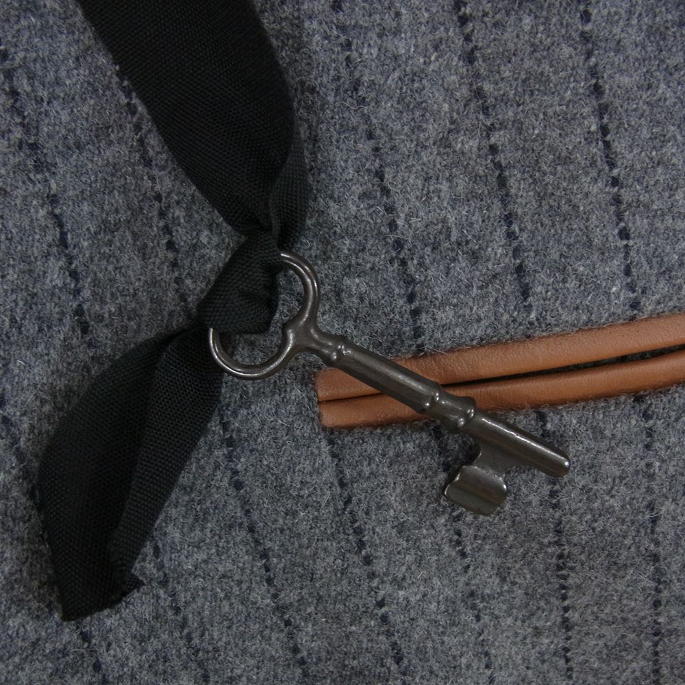 SUNSEA サンシー 19AW 19A31 PENCIL STRIPE JACKET ウール ペンシル ストライプ ジャケット グレー系 2【新古品】【未使用】【中古】