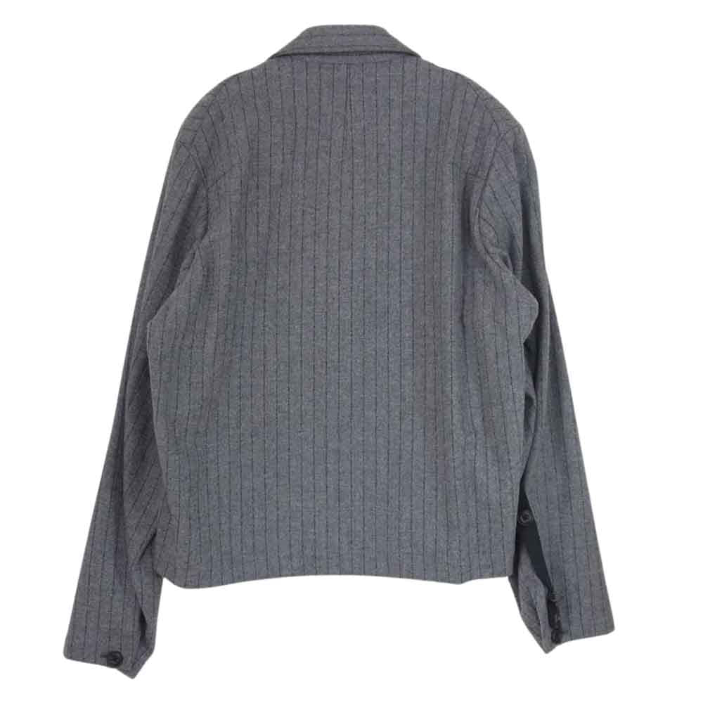 SUNSEA サンシー 19AW 19A31 PENCIL STRIPE JACKET ウール ペンシル ストライプ ジャケット グレー系 2【新古品】【未使用】【中古】