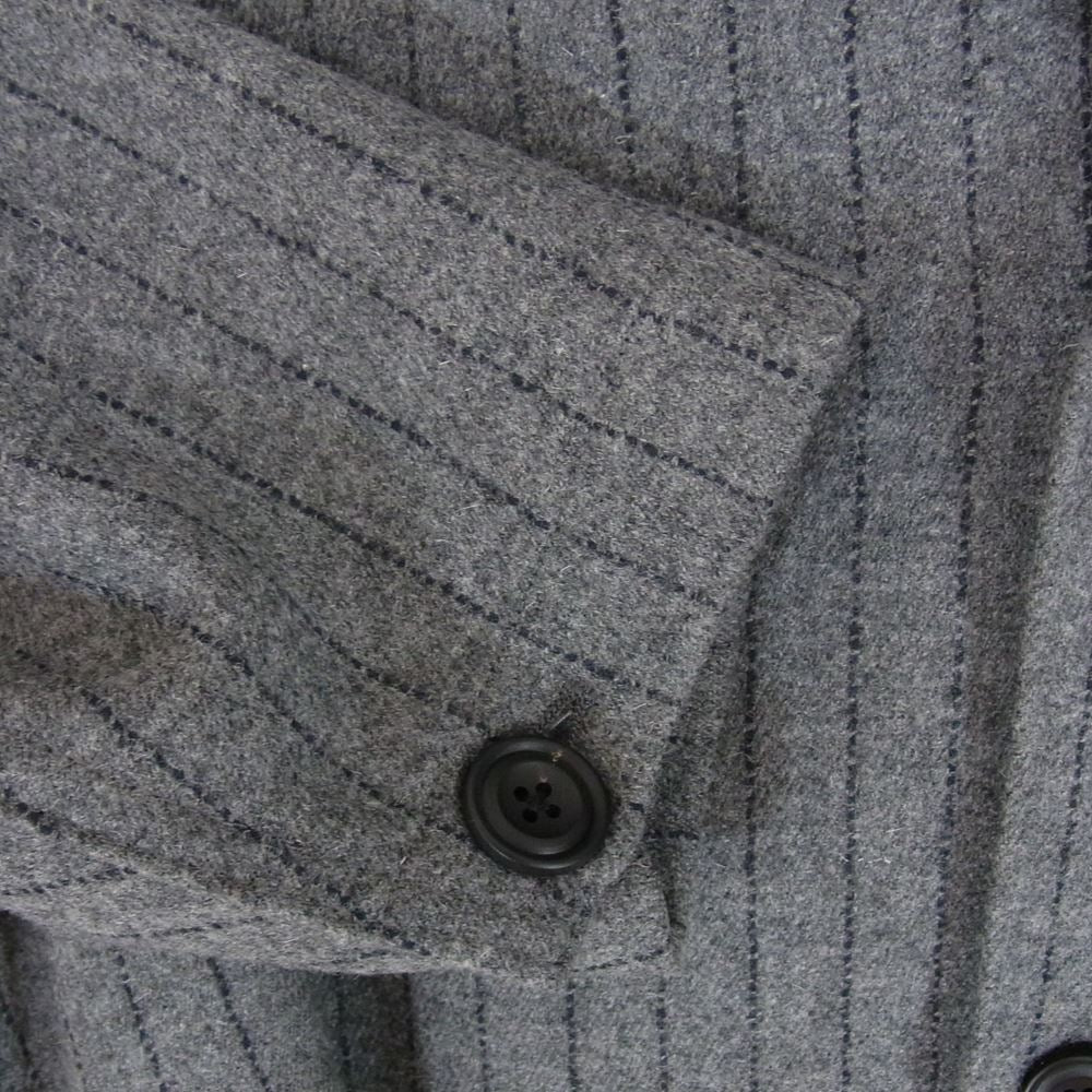SUNSEA サンシー 19AW 19A31 PENCIL STRIPE JACKET ウール ペンシル ストライプ ジャケット グレー系 2【新古品】【未使用】【中古】
