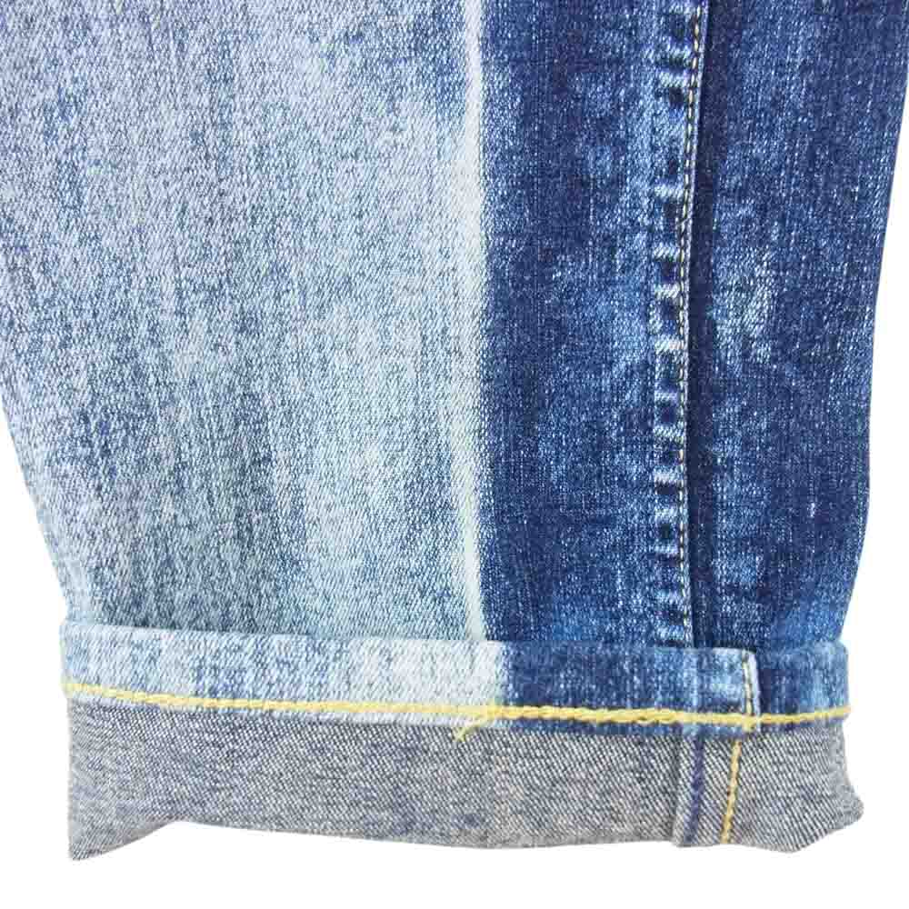 ルグランブルー ST103-B2D クラッシュ加工 ウォッシュド デニムパンツ ジーンズ インディゴブルー系 31【中古】