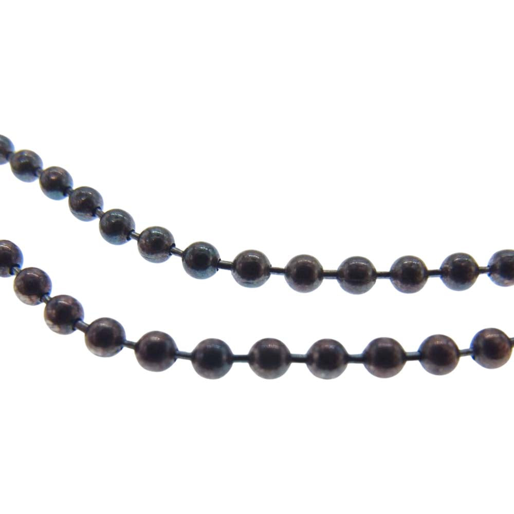 ラウドスタイルデザイン シールド ペンダントトップ ネックレス シルバー系【中古】