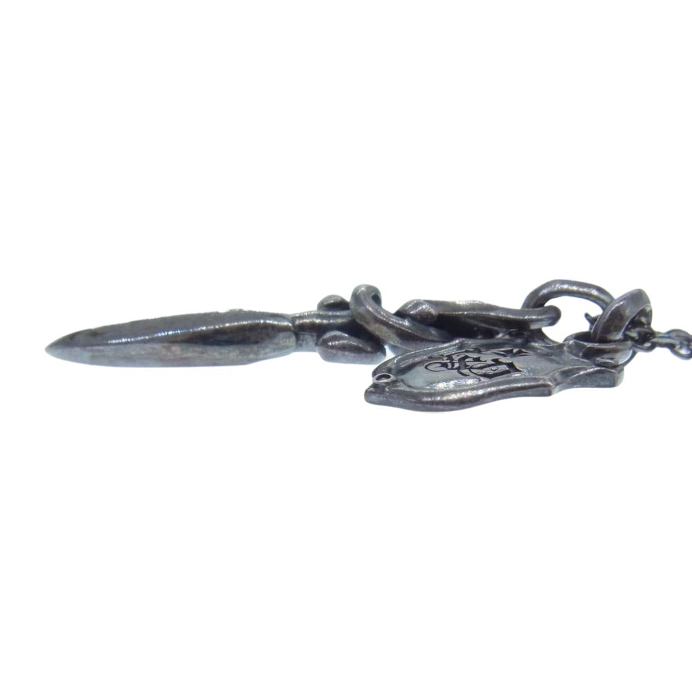 ラウドスタイルデザイン ダガー ペンダントトップ ネックレス シルバー系【中古】